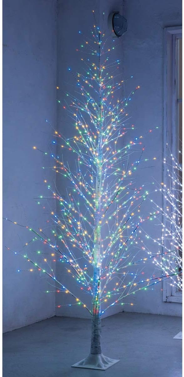 ブランチツリー クリスマスツリー リモコン付 10way点灯 led 白樺 ツリ